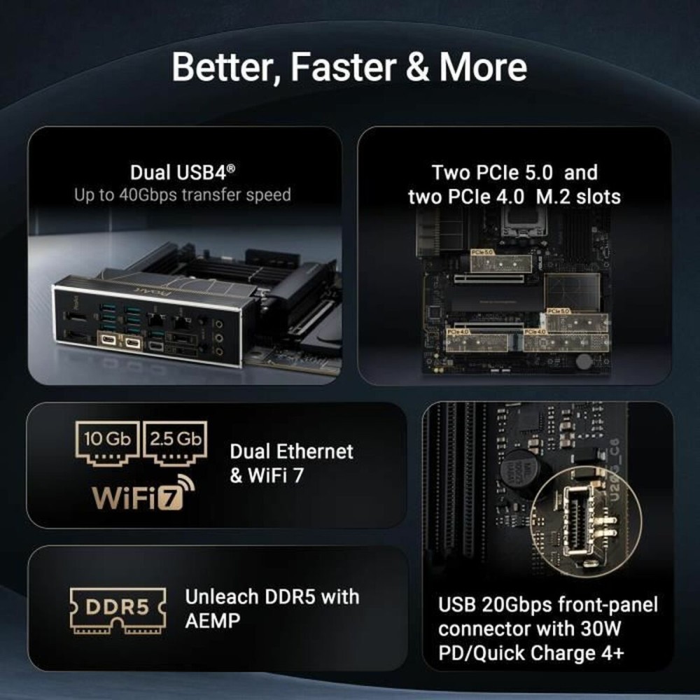 Motherboard Asus AMD AM5 AMD AMD X870E