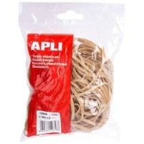 Élastiques Apli Marron 160 x 3 mm (100 Unités)