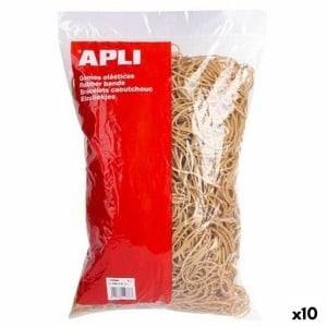Élastiques Apli Marron 120 x 2 mm (10 Unités)