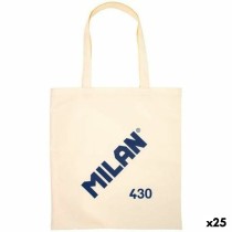 Tasche aus Segeltuch Milan 1918 Beige 41 x 38 x 0,5 cm (25 Stück)