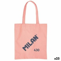 Sac en toile Milan 1918 Rose 41 x 38 x 0,5 cm (25 Unités)