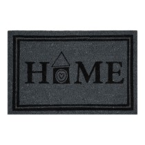 Doormat EDM 74766 Grey 60 x 40 cm Rectangular