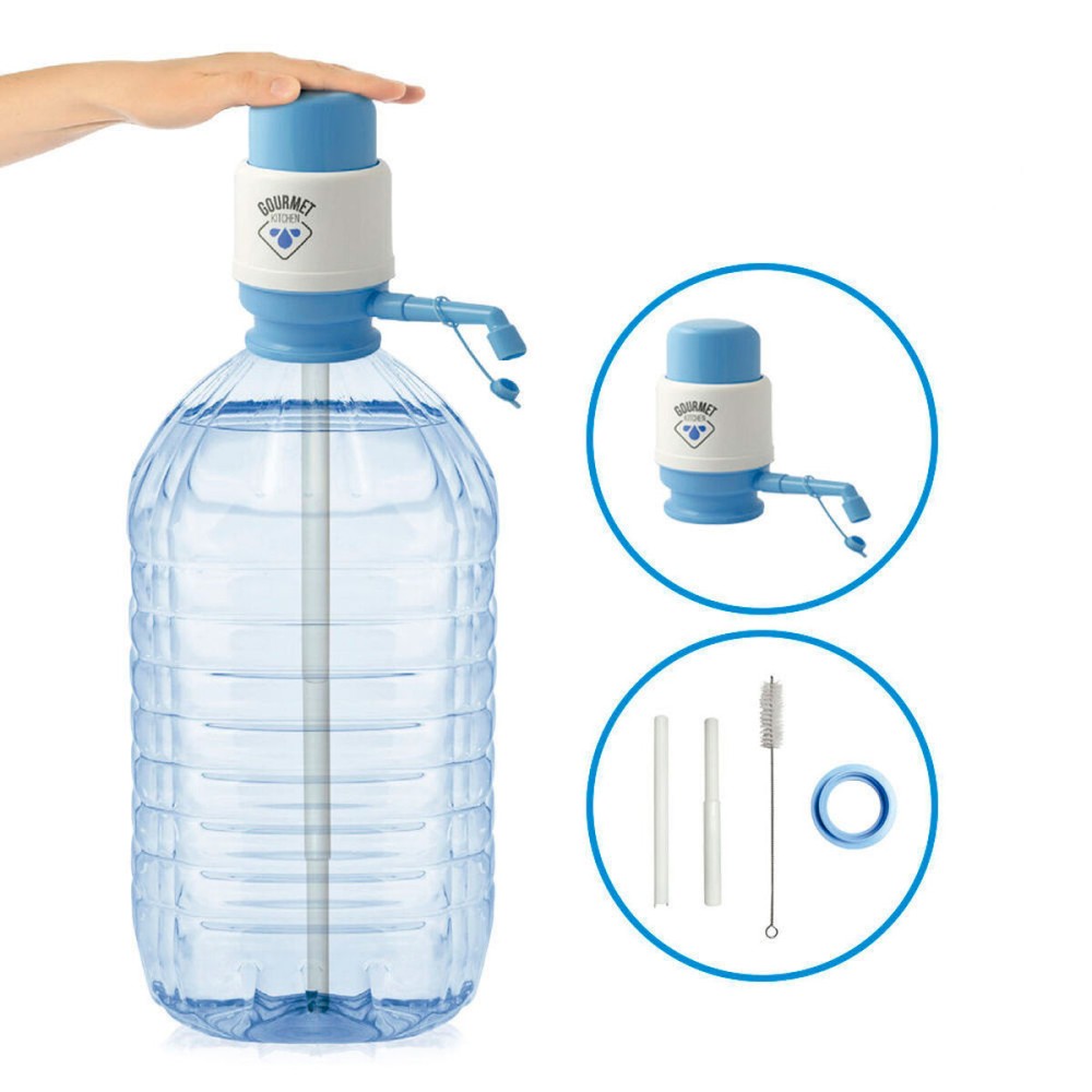 Distributeur d'eau Gourmet Kitchen Bleu Bleu/Blanc polypropylène Manuel