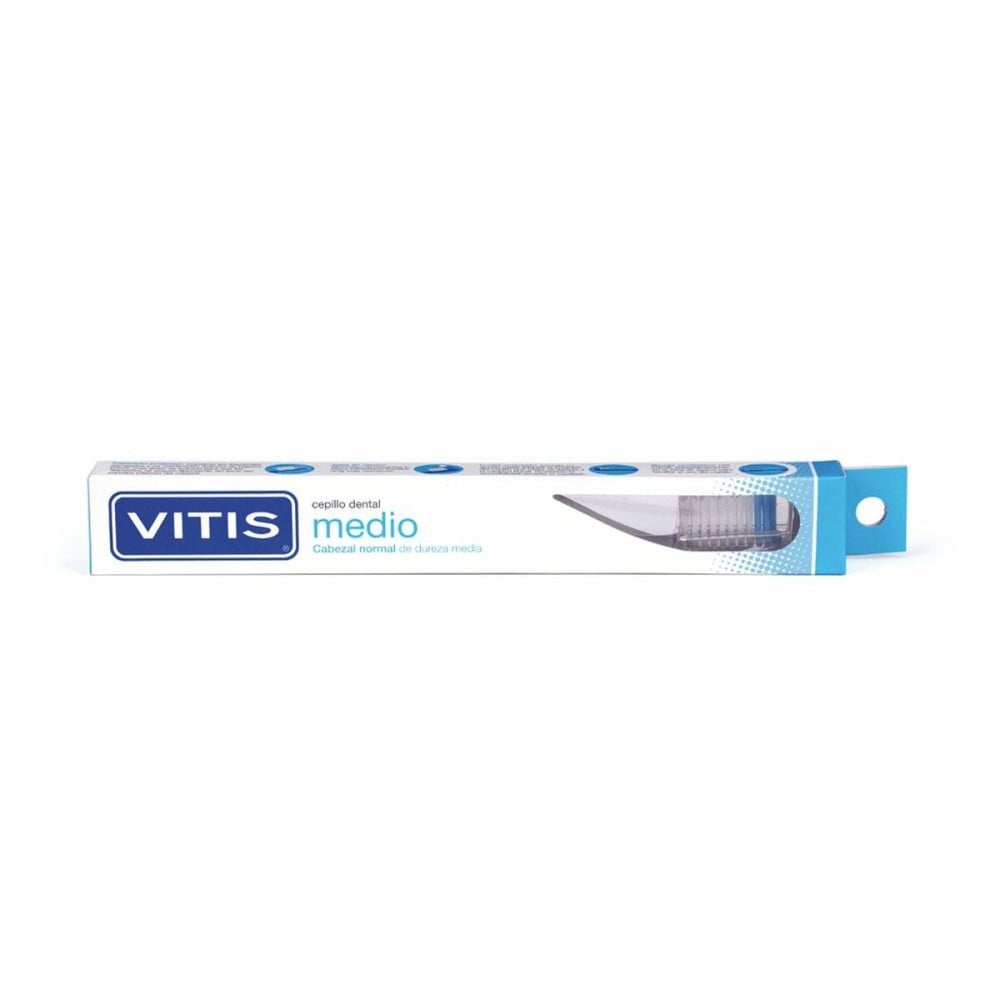 Zahnbürste Vitis Mittel Blau