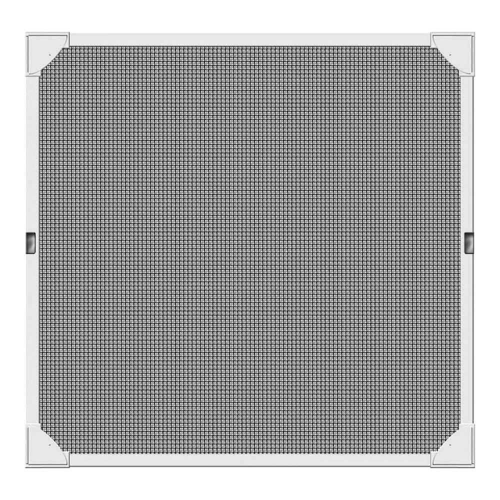 Moskitonetz Schellenberg Plattenspeicher Mit Rahmen Fiberglas Weiß (100 x 120 cm)
