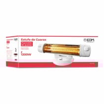 Chauffage d'Appoint Quartz EDM 07131 07131 Blanc 600-1200 W