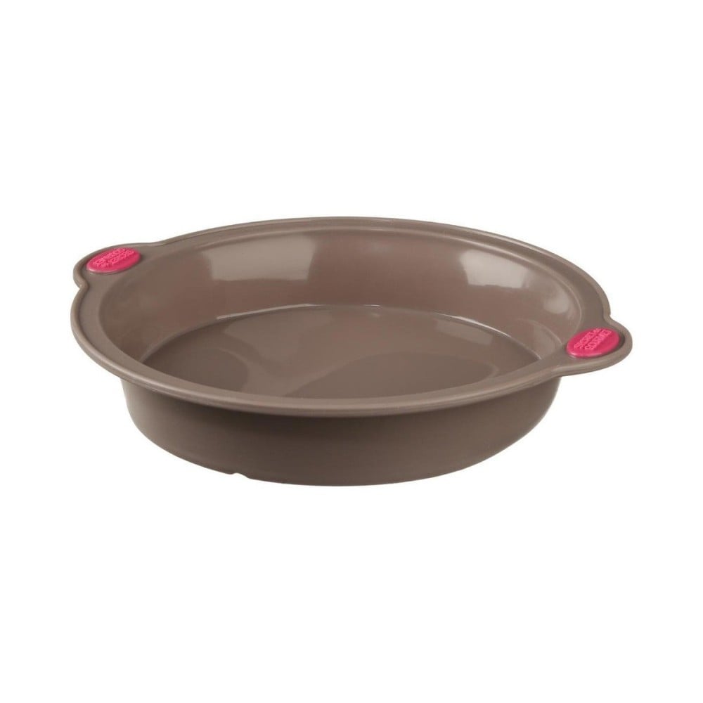 Silicone Mould with Handle Secret de Gourmet Brown Silicone 24 cm