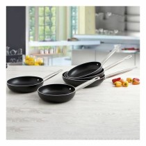 Non-stick frying pan Quid Pro Chef Black Metal Steel