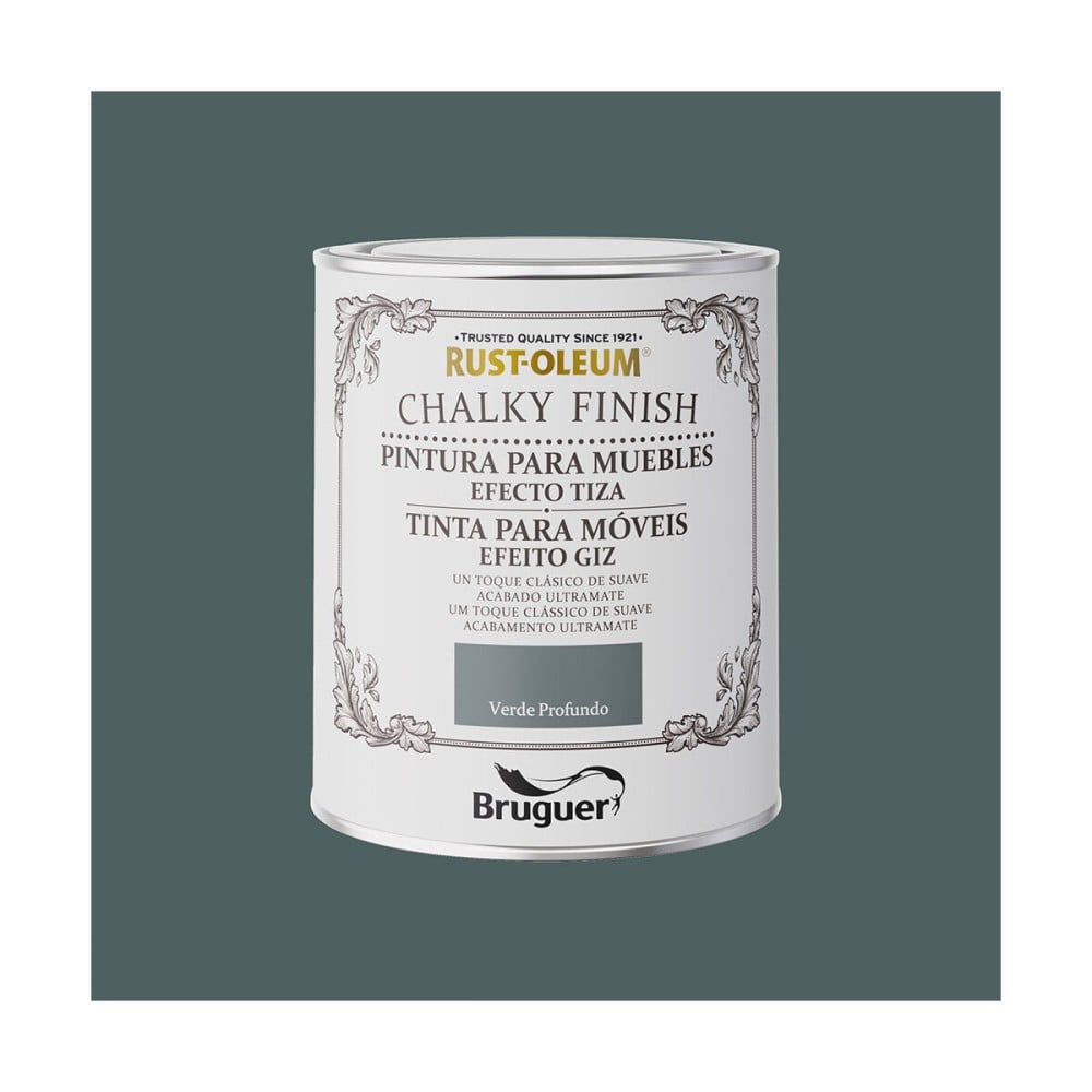 Paint Bruguer Rust-oleum Chalky Finish 5733890 Furniture Deep Green 750 ml