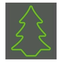 Figurine Décorative EDM 72128 Flexiled Vert Sapin 45 x 3 x 62 cm