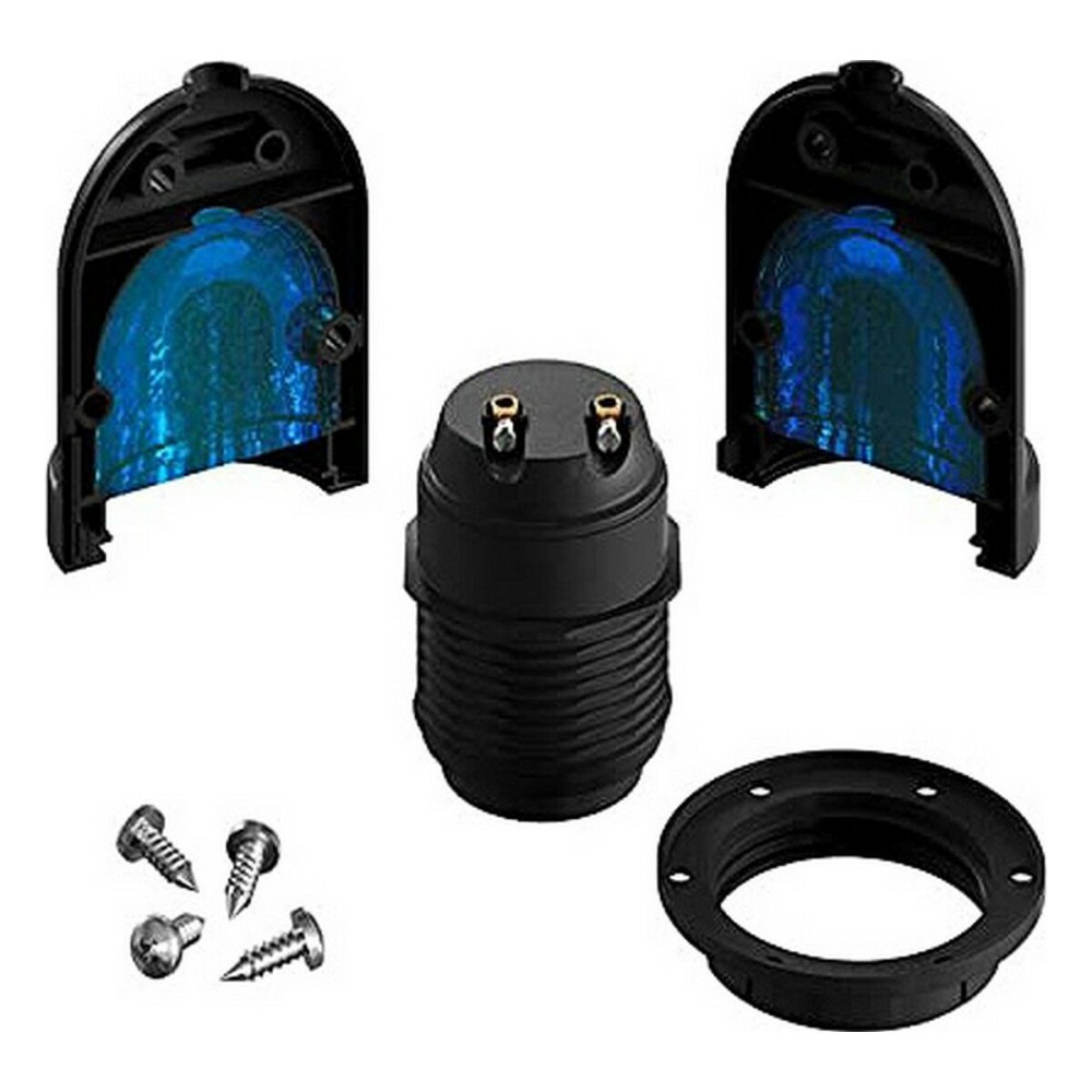 Lamp holder Black E27