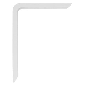 Wall Bracket AMIG 4plus-21112 Shelves Aluminium White (30 x 20 cm)