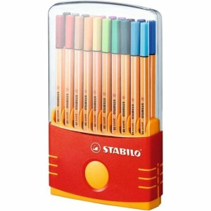 Ensemble de Marqueurs Stabilo 8820-03 Multicouleur 0,4 mm (20 Pièces)