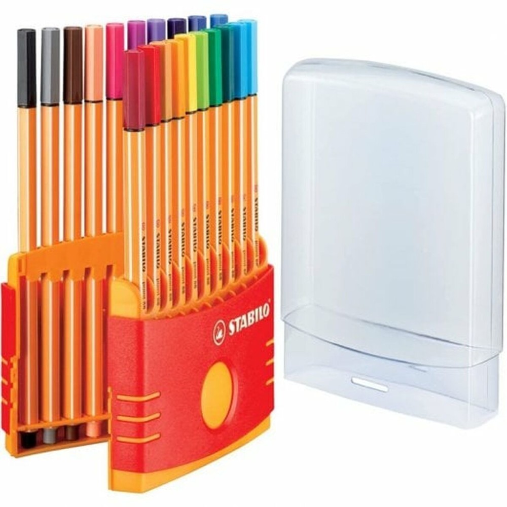 Marker-Set Stabilo 8820-03 Bunt 0,4 mm (20 Stücke)