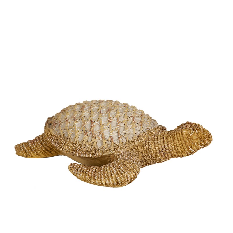 Decorative Figure Romimex Beige Natural Polyresin Tortoise