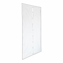 Fliegenvorhang IRS Weiß 120 x 160 cm Magnet Türen Plattenspeicher (2 Stück)