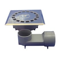Évier Tecnoagua T-88 VHI PVC Acier inoxydable 11,8 x 11,8 x 4,5 cm Ø 4 cm