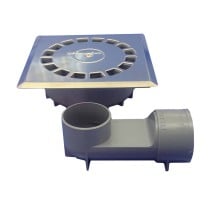 Drain Tecnoagua T-88 VHI PVC Stainless steel 16,5 x 16,5 x 5 cm Ø 5 cm