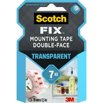 Double Sided Tape Scotch Transparent 19 mm x 1,5 m