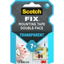 Double Sided Tape Scotch Transparent 19 mm x 1,5 m
