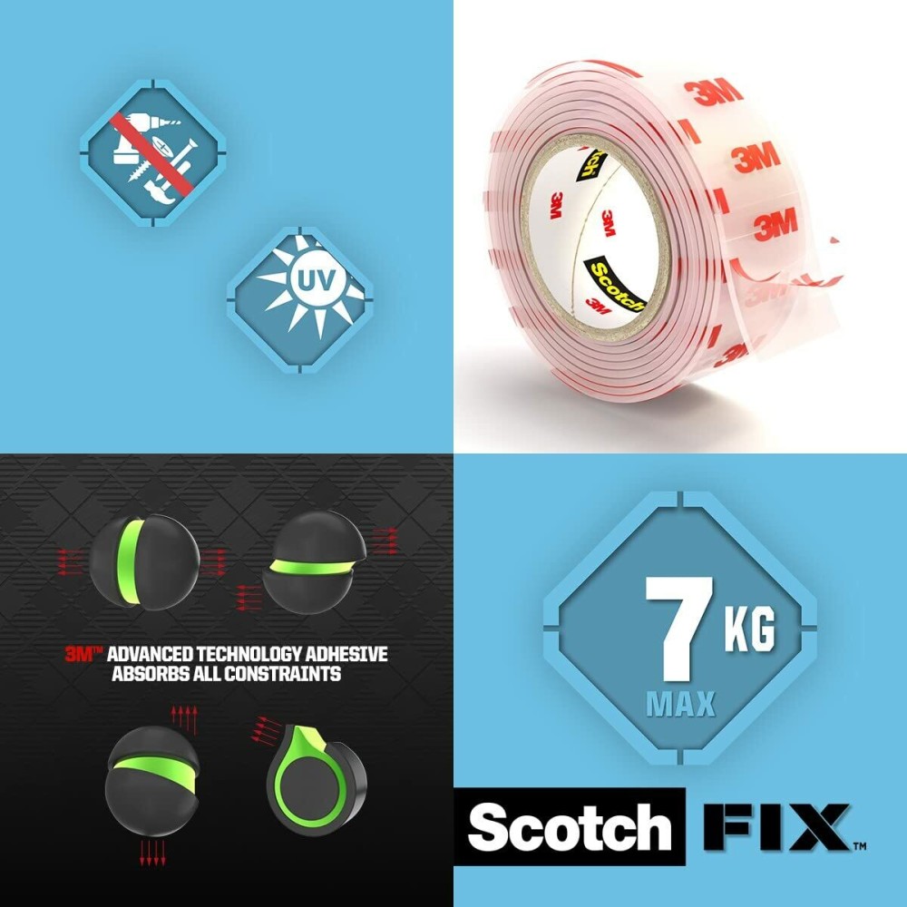 Double Sided Tape Scotch Transparent 19 mm x 1,5 m