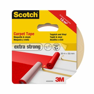 Double Sided Tape Scotch 20 m x 50 mm Carpet