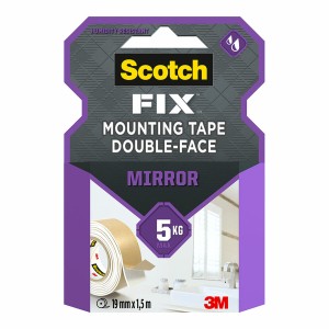 Double Sided Tape Scotch 5 kg 19 mm x 1,5 m Mirrors
