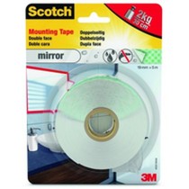 Double Sided Tape Scotch 5 kg 19 mm x 5 m Transparent Mirrors