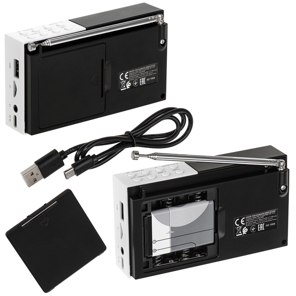Radio Adler pll fm ad 1908 Noir Blanc