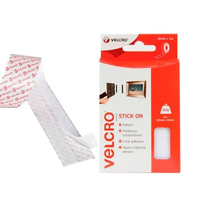 Magnetic Tape Velcro White