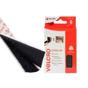 Magnetband Velcro Schwarz