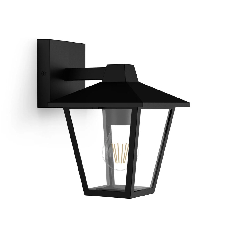 Wandleuchte Philips kinno Schwarz 25 W Aluminium E27