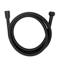 Duschschlauch Wenko Schwarz Edelstahl 1/2" 150 cm