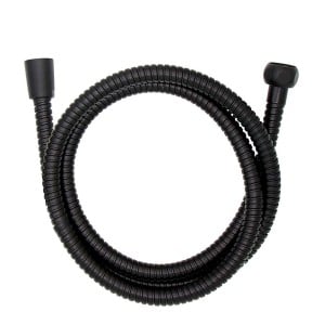 Tuyau de douche Wenko Noir Acier inoxydable 1/2" 150 cm
