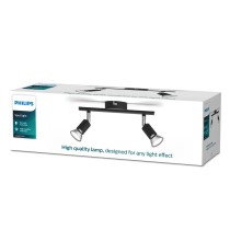 Fokus Philips limbali Schwarz GU10 (2 Stück)