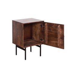 Nightstand Romimex Brown Golden Mango wood 30 x 60 x 40 cm