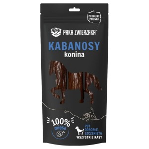 Snack pour chiens Paka Zwierzaka Sausages Horse 80 g Cheval