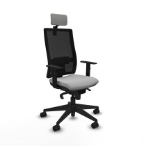 Office Chair with Headrest Horna Piqueras y Crespo 1D066N2 Light grey