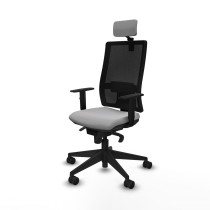 Office Chair with Headrest Horna Piqueras y Crespo 1D066N2 Light grey