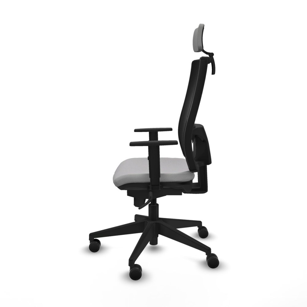 Office Chair with Headrest Horna Piqueras y Crespo 1D066N2 Light grey