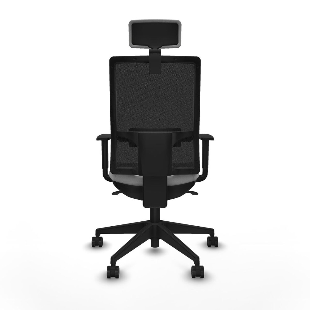 Office Chair with Headrest Horna Piqueras y Crespo 1D066N2 Light grey