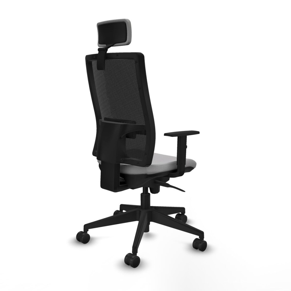 Office Chair with Headrest Horna Piqueras y Crespo 1D066N2 Light grey
