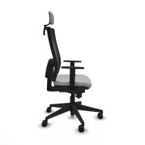 Office Chair with Headrest Horna Piqueras y Crespo 1D066N2 Light grey