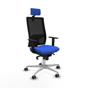 Bürostuhl mit Kopfstütze Horna Piqueras y Crespo 1D086G2 Blau