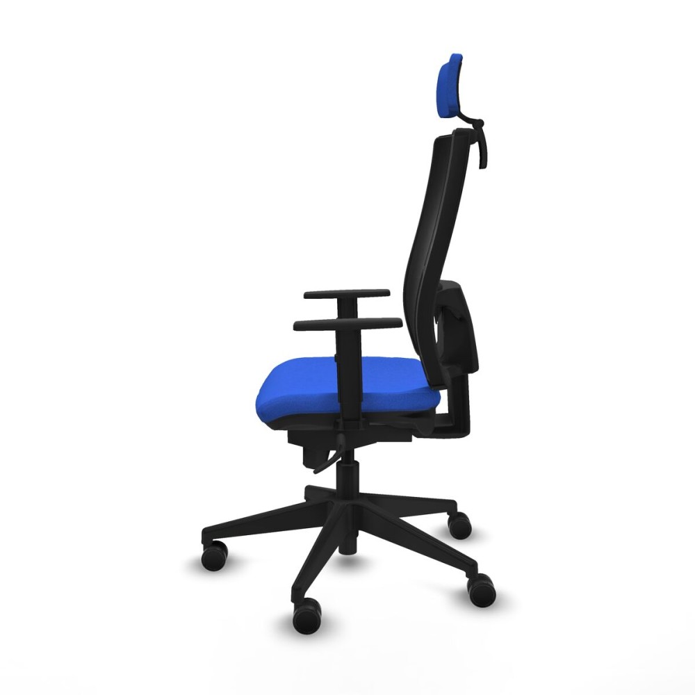 Office Chair with Headrest Horna Piqueras y Crespo 1D066N2 Blue