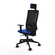 Office Chair with Headrest Horna Piqueras y Crespo 1D066N2 Blue