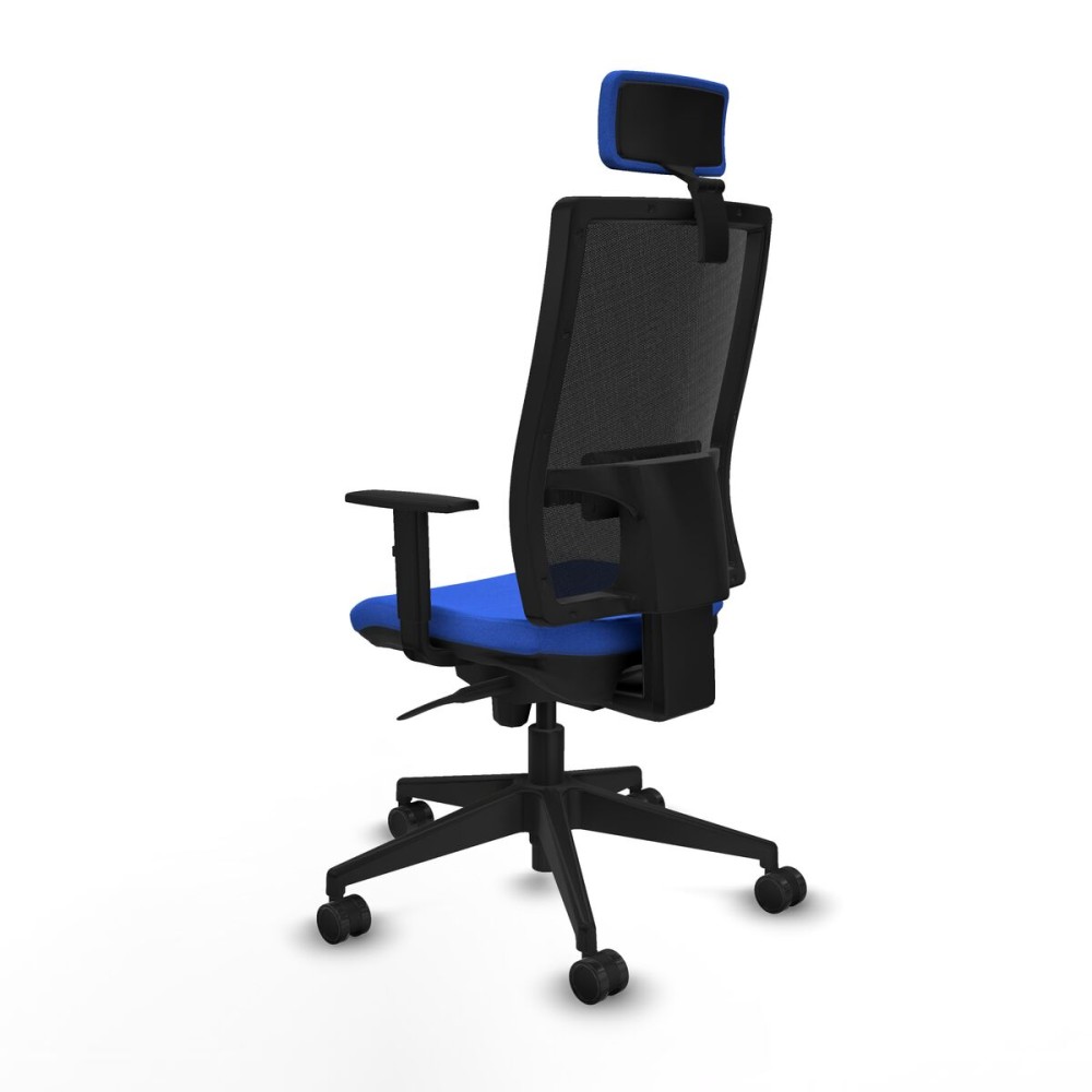 Office Chair with Headrest Horna Piqueras y Crespo 1D066N2 Blue