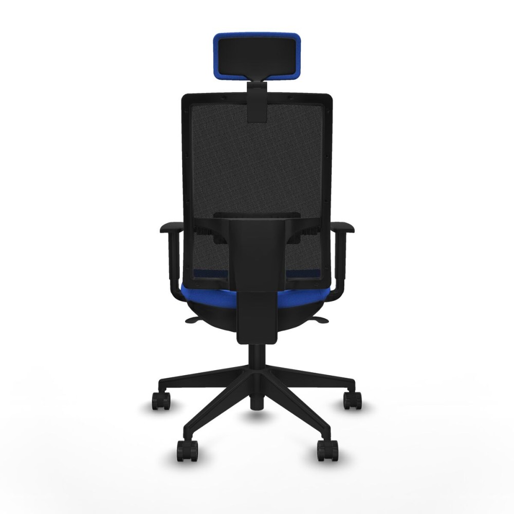 Office Chair with Headrest Horna Piqueras y Crespo 1D066N2 Blue