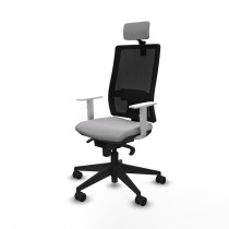 Office Chair with Headrest Horna Piqueras y Crespo 4B066N2 Light grey