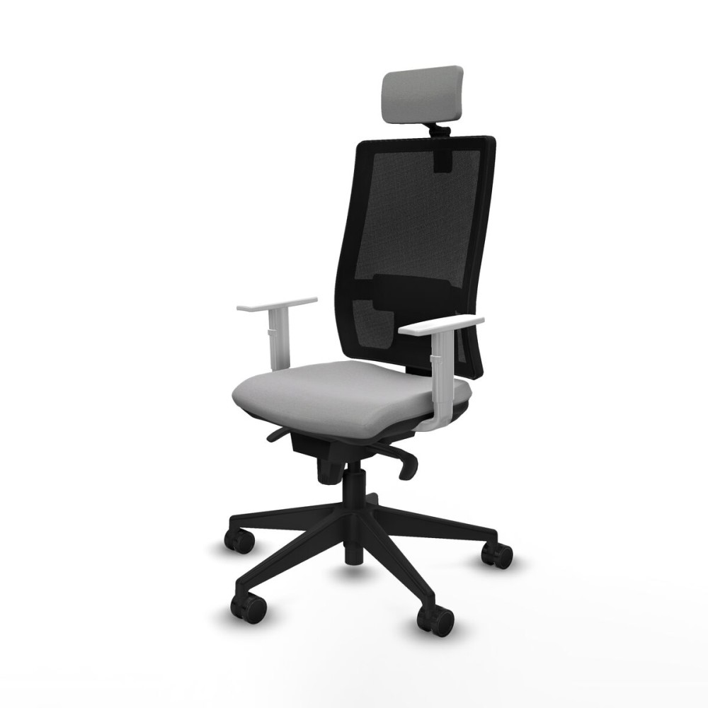 Office Chair with Headrest Horna Piqueras y Crespo 4B066N2 Light grey